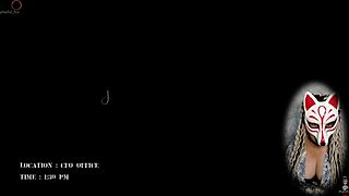 the office one sexy secretary with huge boobs playful fox