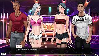 Deepthroat that monster cock! Lick those big nipples in our red string gameplay.