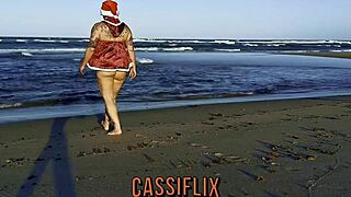 Mammy Noel, horny on the beach, gave her pussy to an Instagram follower. Watch the complete video on Cassiflix.