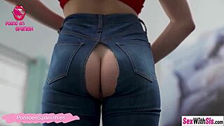 Jeans Tear, Stepbrother Takes Advantage