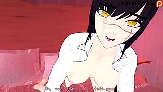 Cartoon Anime Girl Chained In Hentai Bondage Scene