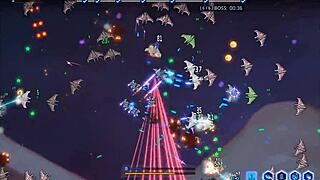 seductive hentai game with giant naked space waifu exposed