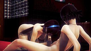 Evangelion hentai - mari gets multiple orgasms with cum on face and pussy?