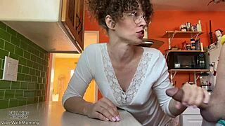 Stepmother seduces college boy in missionary position