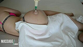 Intense Vacuum Massage for Hot Booty Ass - European Amateur Babe