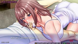 In Boku ni Dakare Aegu Tsuma 2, the wife gets intriguingly embraced by another man while her husband watches