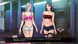 Deepthroat that monster cock! Lick those big nipples in our red string gameplay.