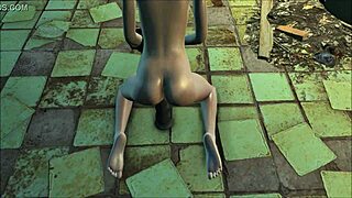 Hentai game Fallout 4: Katsu sex adventure chap 14 with a dildo
