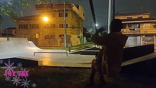 My Friends Took Me To The Square For Exciting Public Flashing Adventures.