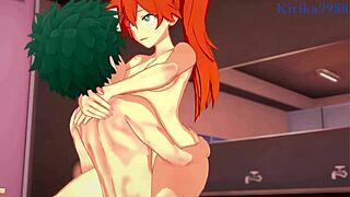 Camie Utsushimi, Itsuka Kendo, Izuku Midoriya in Wild My Hero Academia Hentai Action?