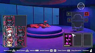 in this 3d anime hentai, huge tits get sucked in blowjob scenes