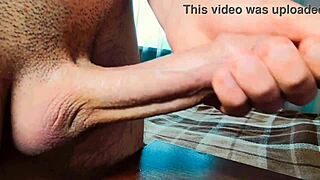 Hot Big Dick Slamming You Hard on the Table With Intense Moaning.