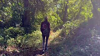 Mountain makes spanish amateur couple horny for kissing and doggystyle