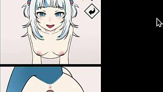 Costplayer And Sharkgirl Fuck Huge Cock In Wall Ep 3