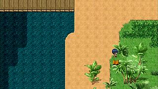 Natsuki Flashes Huge Tits to Help Captain Jerk Off in Hentai Game