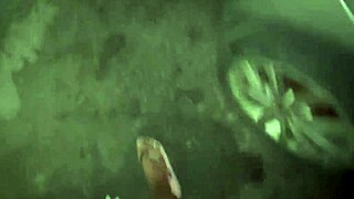 Friends flashing in the street for strangers