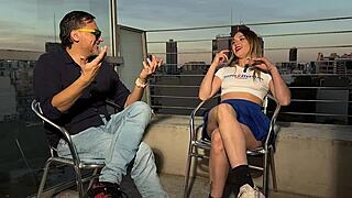I watch Keila Bassi devour that giant dick between her breasts on Juan Bustos' podcast.