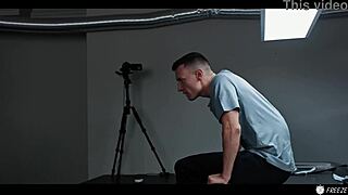 Blonde doctor bent over, clothes ripped, begging for hard cock