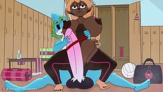 I can't stop watching this wild hentai clip with crazy futanari cartoon action!