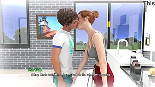 Karthik fucks Riley in dream with blowjob