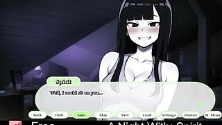 Intense Roleplay Night With Spirit In Anime Hentai Dating Game