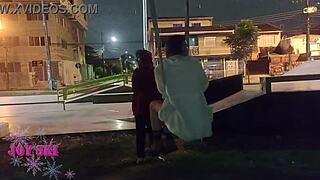 My Friends Took Me To The Square For Exciting Public Flashing Adventures.