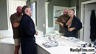 My girlfriend made me watch Ray Boogie and Killion Knox, those muscular twinks with monster cocks