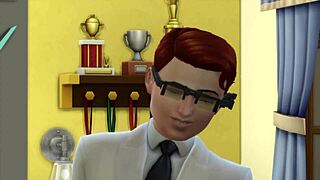 Dexter uses x-ray glasses to see naked bodies