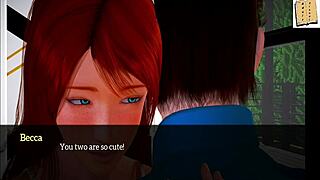 my new family episode 139 with redhead teen in anime hentai.