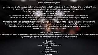 A short erotic tale unfolds with toys and shaved pussy