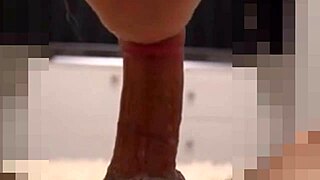 teen babe sucks big cock and swallows cum