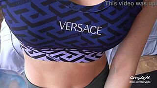 step mom catches son jerking off and helps him cum fast on her pussy