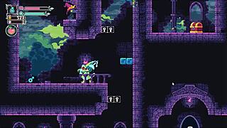 this flip witch hentai game has her banging the ghost boss with crushing giant boobs!