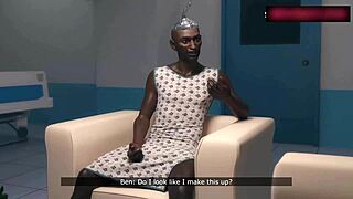 Lady Futanari přemáhá svou služebnou v 3D hentai akci