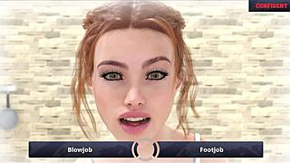 Karthik fucks Riley in dream with blowjob