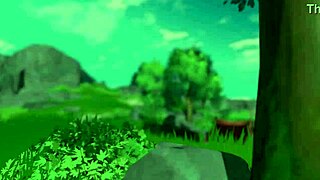 outride her with genshin impact amber x aether animation