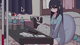 3D princess cleans up and gets laid in this anime