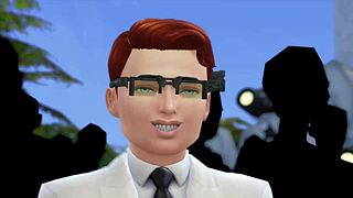 Dexter uses x-ray glasses to see naked bodies