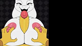 Toriel's Bigger Tits Get Banged and Titty Fucked in Sexy Game Cumshot