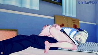 Saber and rin tohsaka and shirou emiya have intense sex in fate stay night hentai