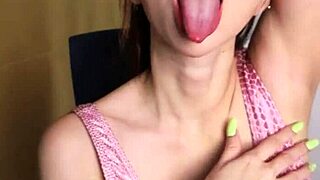 April Maxima Licks Her Armpits Teasingly