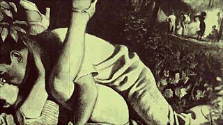 Vintage Erotic Drawings With Antique Anime Hentai And Retro Cartoon Scenes!