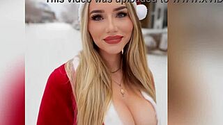 Stepdaughter Reveals Sexy Christmas Outfit to Stepdad with Naughty Dirty Talk