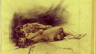 Detailed Vintage Erotic Drawings From Antique Comics