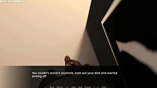Cheating wife gets a messy facial in 3D porn game