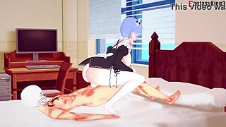 Rem fucking hard ahegao face 5 big boobs maid re zero watch the full and pov version on sheer or ptrn fantasyking3