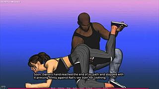 Cuckold Husband Watches Interracial Groping of Wife's Big Ass in 3D Hentai