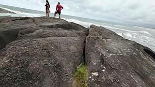 What happens when a young Carioca joins a couple for beach sex in the woods?