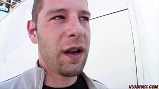 Petite asian teen 18+ participates in a scene with thick props.