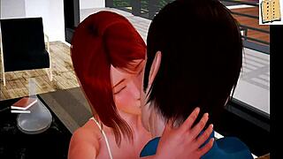 my new family episode 139 with redhead teen in anime hentai.